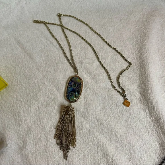 Kendra Scott Abalone Shell Earrings & Necklace Set - Picture 7 of 7